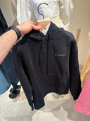 Hoodie à logo brodé signature noir