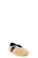 Chaussures Shearling Beige