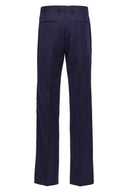 Pantalon Laine Bleu