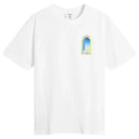 T-shirt Casablanca l'Arche Colorée Lime