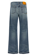 Pantalon Cuir Bleu