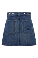 Jupe Coton Bleu
