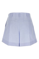 Short Coton Bleu Clair