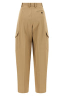 Pantalon Coton Beige