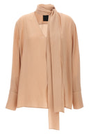 Chemise Soie Beige