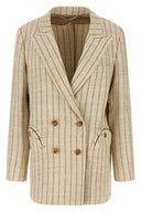 Veste Coton Beige