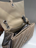 Sac porté épaule Crush Chain Medium taupe