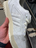 Sneakers Re-Web texturées blanc ivoire