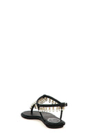 Sandales Cuir Noir
