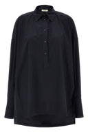 Chemise Coton Bleu Marine