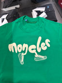 T-shirt Graphique Signature Sneakers Vert Émeraude