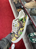 Sneakers Ace toile GG camouflage vert et beige