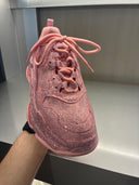 Balenciaga Triple S Rhinestone Sneakers Pink