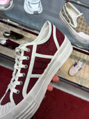Sneakers basses GG toile bordeaux