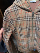 Hoodie zippé Check Signature