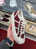Sneakers basses GG toile bordeaux