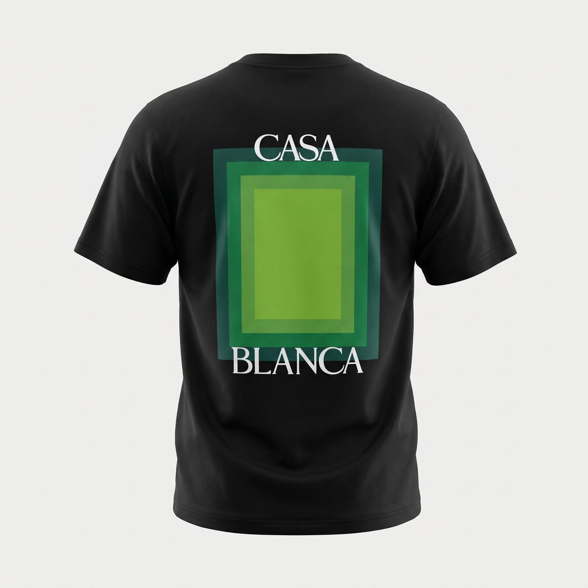 T-shirt Casablanca Gradient Green – dos