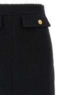 Jupe en laine bouclée