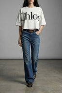 Pantalon Cuir Bleu