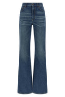 Pantalon Cuir Bleu
