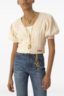 Gilet à logo jacquard