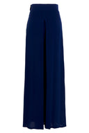 Pantalon Soie Bleu