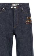Pantalon Cuir Bleu