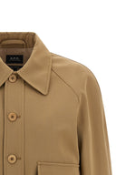 Veste Coton Beige