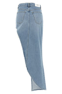 Jupe Coton Bleu Clair