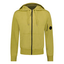 Sweat à capuche zippé CPLens en polaire coton olive