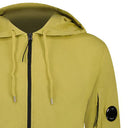 Sweat à capuche zippé CPLens en polaire coton olive