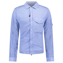 Surchemise zippée Chrome-R bleu riviera