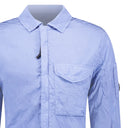 Surchemise zippée Chrome-R bleu riviera