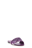 Sandales Cuir Violet