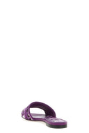 Sandales Cuir Violet