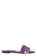 Sandales Cuir Violet