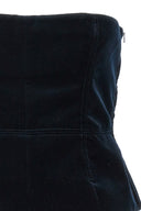 Top Velours Bleu