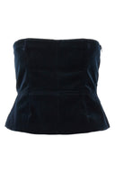 Top Velours Bleu
