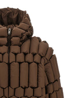 Doudoune Nylon Marron