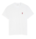 T-shirt Blanc Ami de Coeur Rouge en Coton