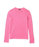 Le t-shirt Brodé Manche Longue Pink Jacquemus