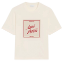 T-shirt Ami Imprimé Heritage Crème En Coton