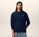 Sweatshirt Bleu Marine Ami de Coeur En Coton