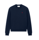 Sweatshirt Bleu Marine Ami de Coeur Rouge