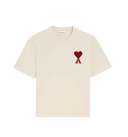 T-shirt Beige Ami Soleil Rouge