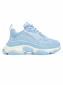 Triple S Mesh And Leather Sneakers