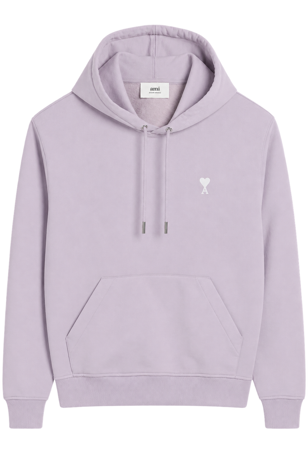 Hoodie Violet Ami de Coeur en Coton — Ami Paris