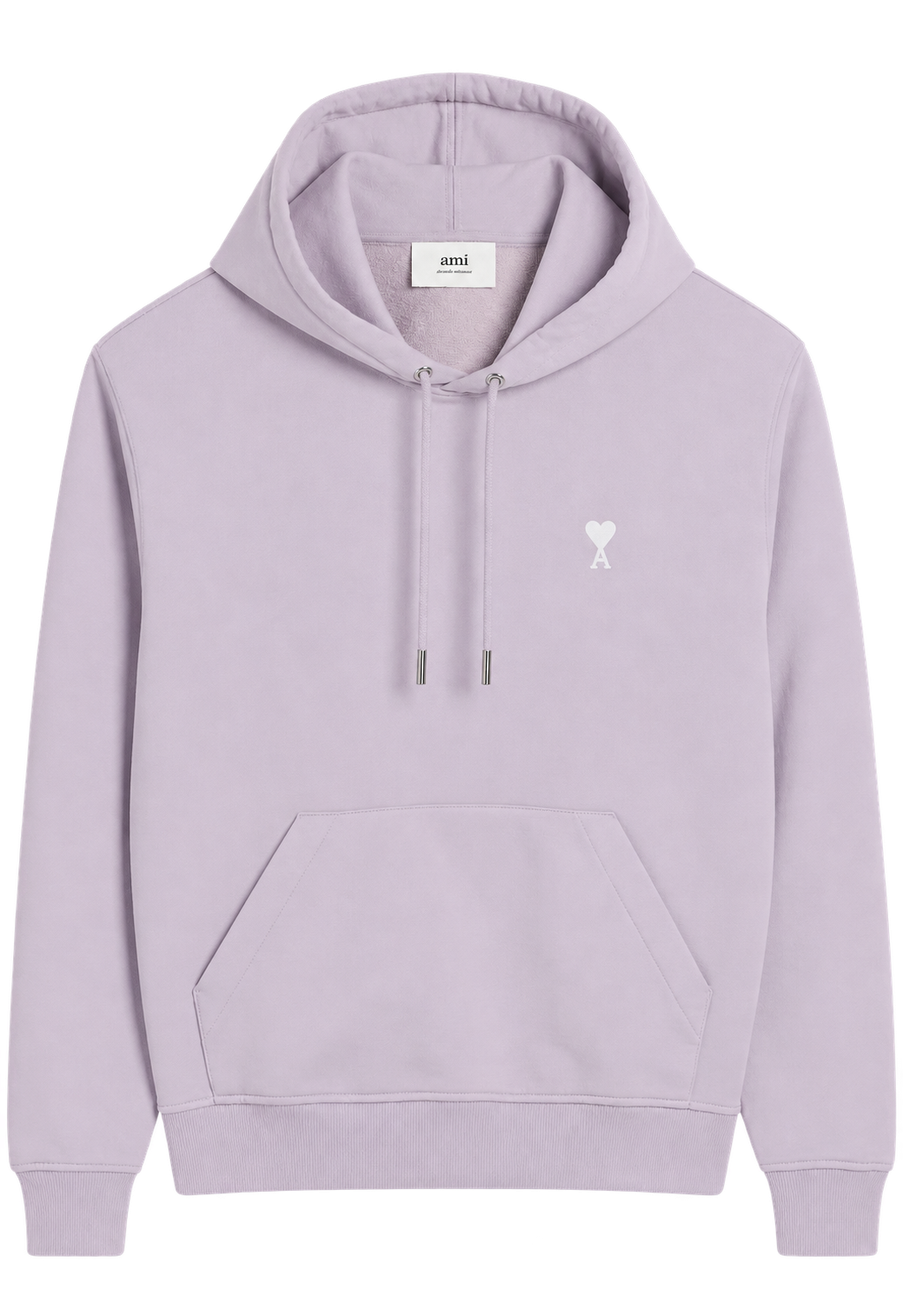 Hoodie Violet Ami de Coeur en Coton — Ami Paris