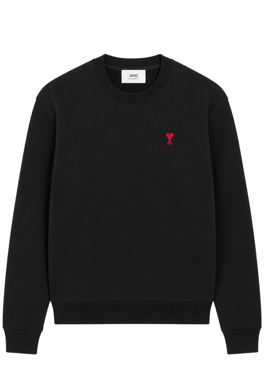 Sweatshirt Noir Ami de Coeur en Coton