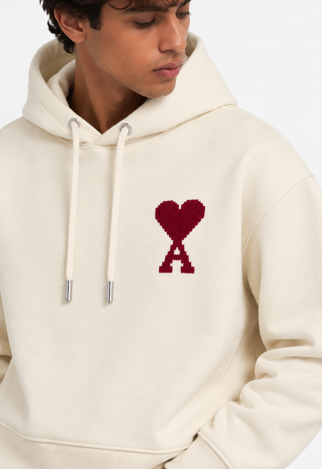 Hoodie Soleil Ami De Coeur en Coton — Ami Paris — vue 4